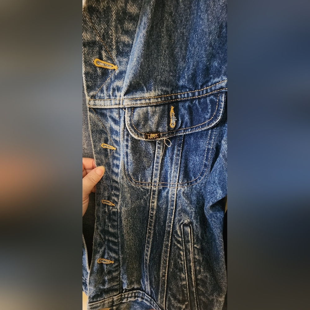 Women's Blue Denim Jacket - Picture 7 of 8